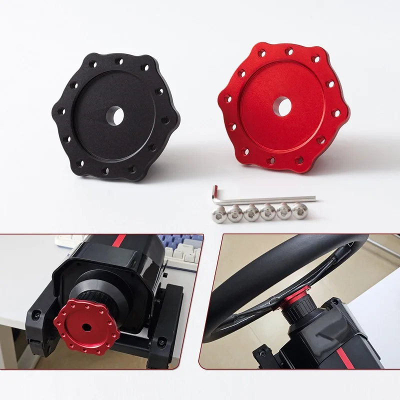 Steering wheel connection base for modified racing emulator game, suitable for PXN-V10 Lestar V10pro