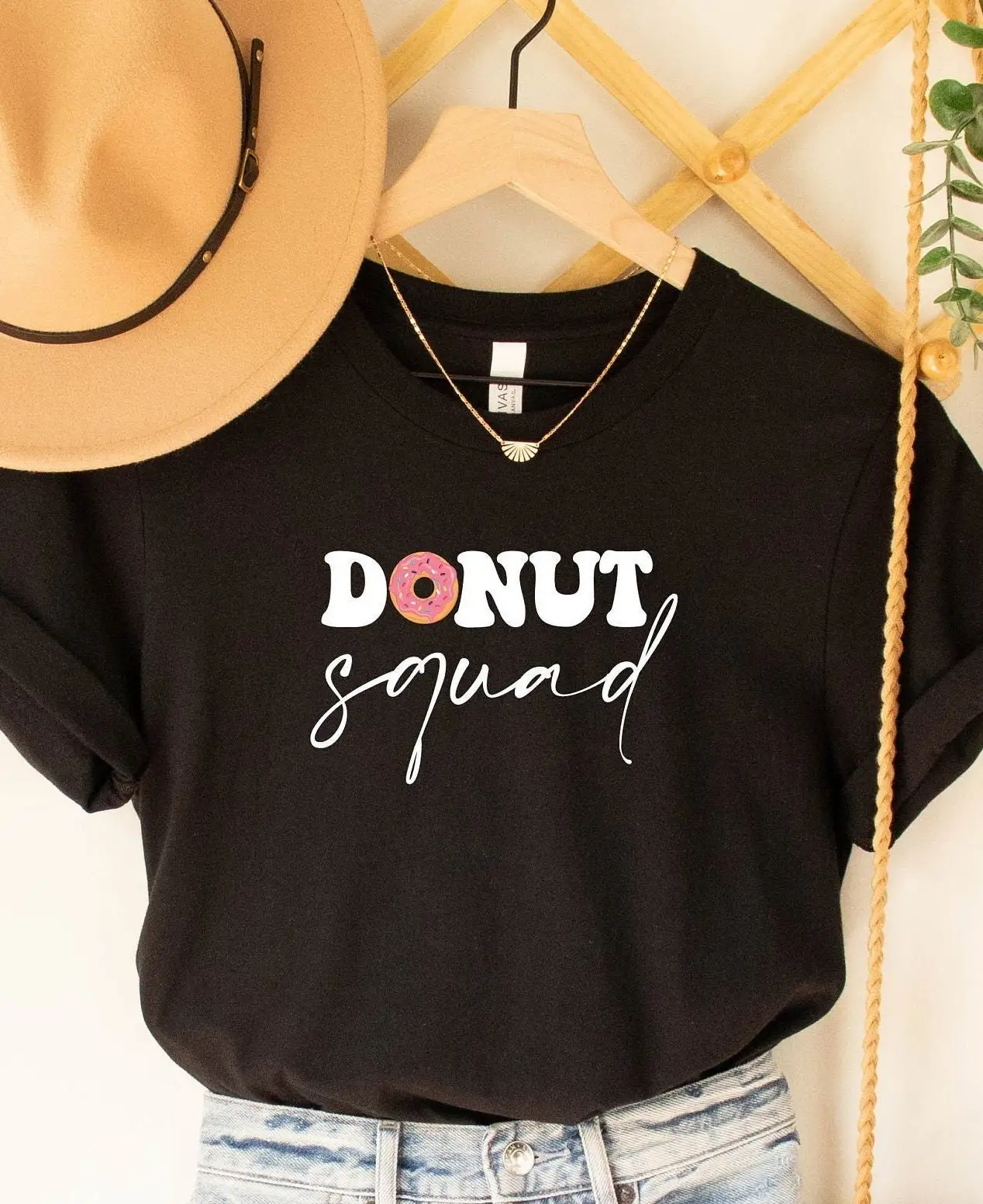 Donut Squad T Shirt Doughnut Birthday Funny Friends Matching Party