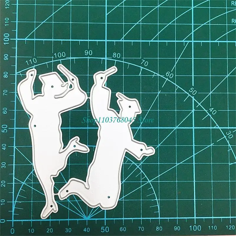 R53F Carbon Steel Metal Cutting Dies Handmade Crafts Projects Art Creation Supplies for Birthday Greeting Message Card