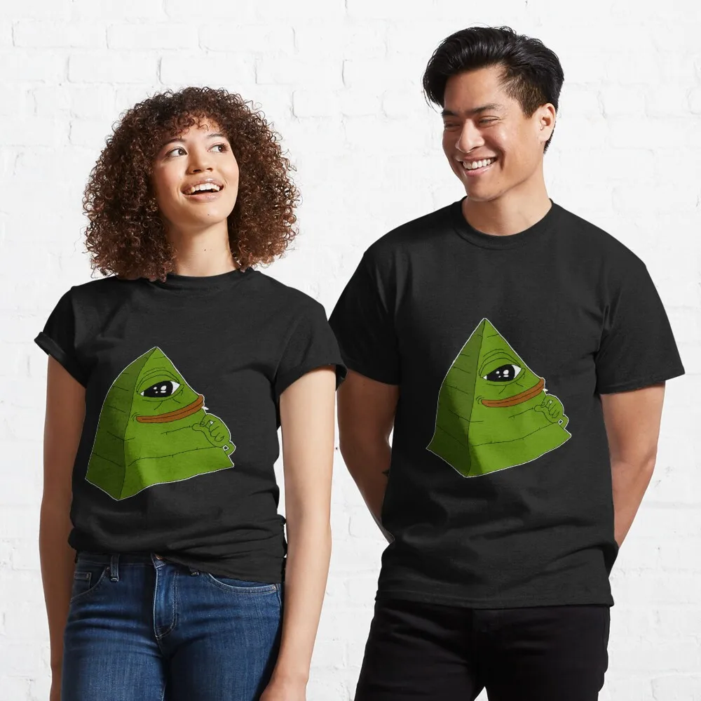 Illuminati Ultra Rare Pepe #33 Classic T-Shirt For Man Woman Short Summer Tees Luxury Brand Fashion Couple's Cloths