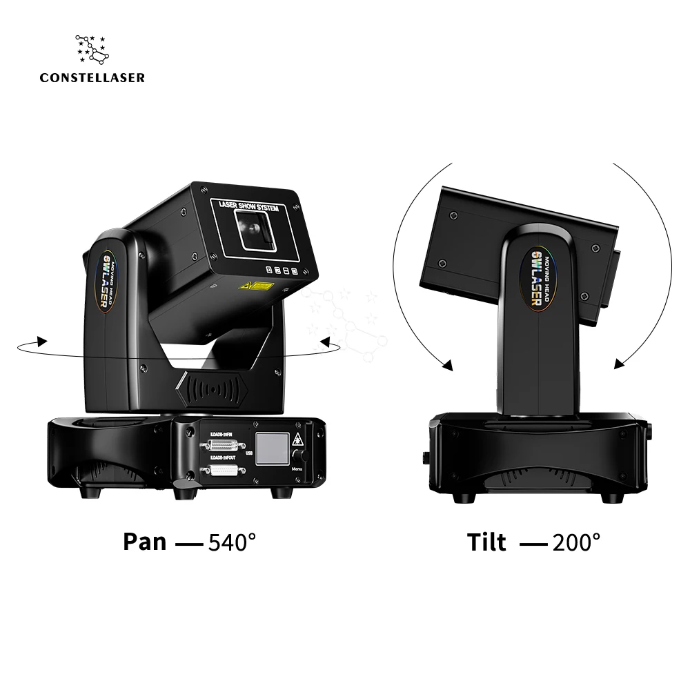 Imagem -03 - Shehds-moving Head Light para o Palco do Casamento Efeitos de Animação Arctic Canopy Effect dj Disco 20kpps 6w