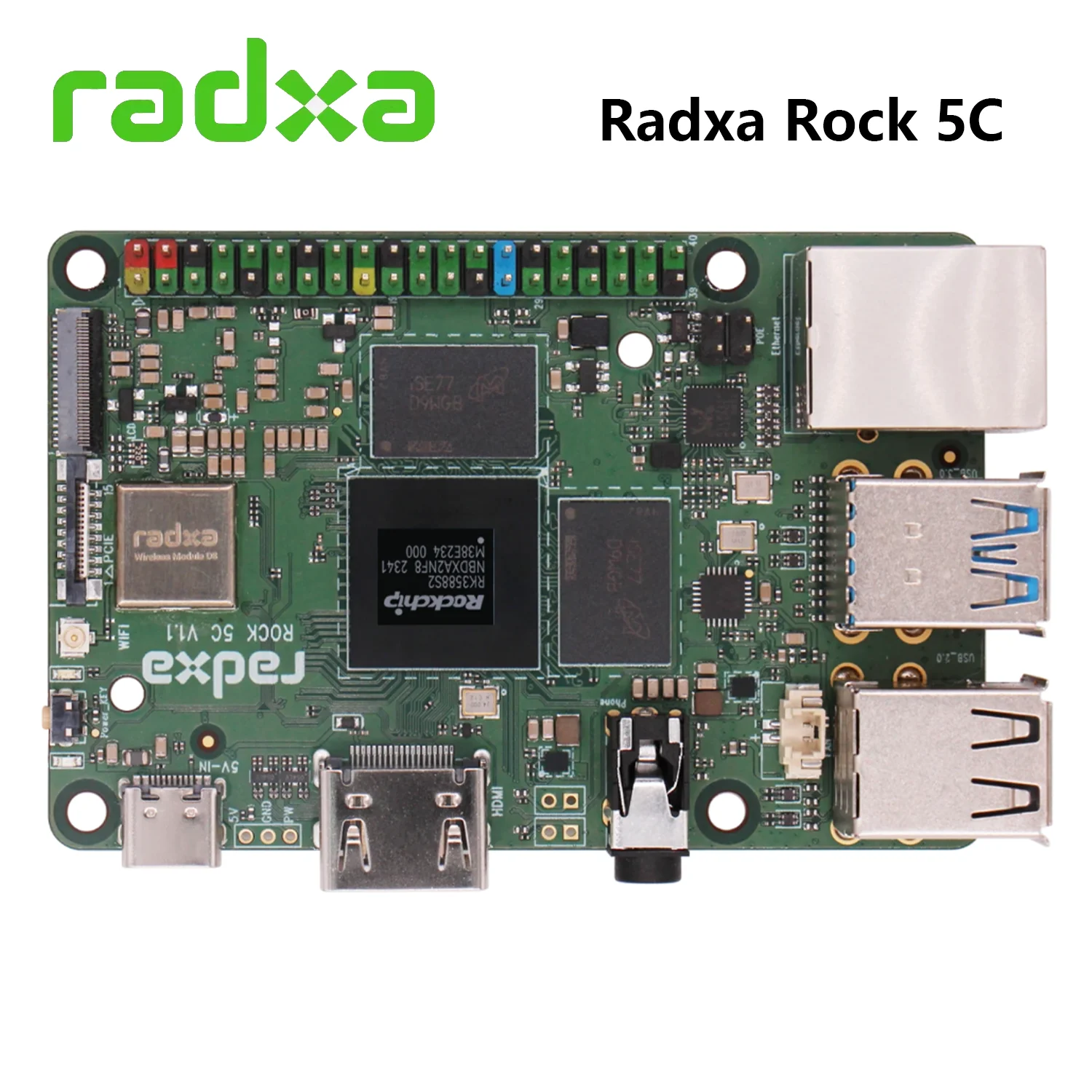 

Radxa ROCK 5C Development Board Rockchip RK3588S2 / RK3582 8K Single-Board Computer