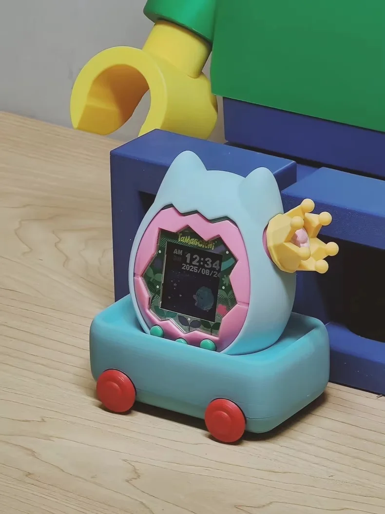 جديد تماغوتشي الجنة البيض هانت قاعدة السيارة تاج متعدد الألوان مقبض الغطاء الواقي Kawaii واقية قذيفة هدية عيد ميلاد #5