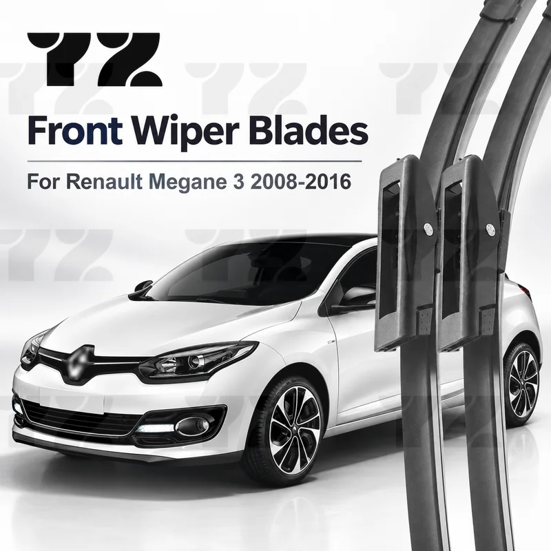 YZ Front Wiper Blades For Renault Megane 3 2008-2016 Windshield Windscreen Replacement 24" 16" Car Accessories