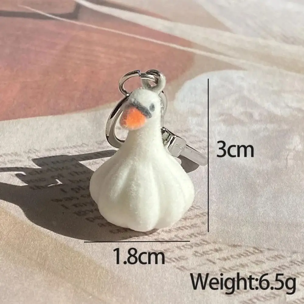 2025 Flocking Alpaca เรซิ่น Charms MINI Fluffy Elk จี้เครื่องประดับ Kawaii สัตว์พวงกุญแจ