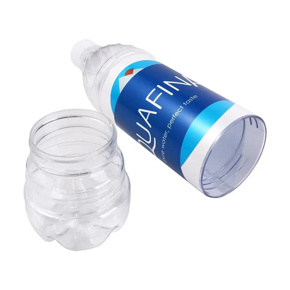 Transparent Water Bottle Diversion Safes Hidden Portable Fake Water Bottle Convenient Plastic Stash Jars Surprise