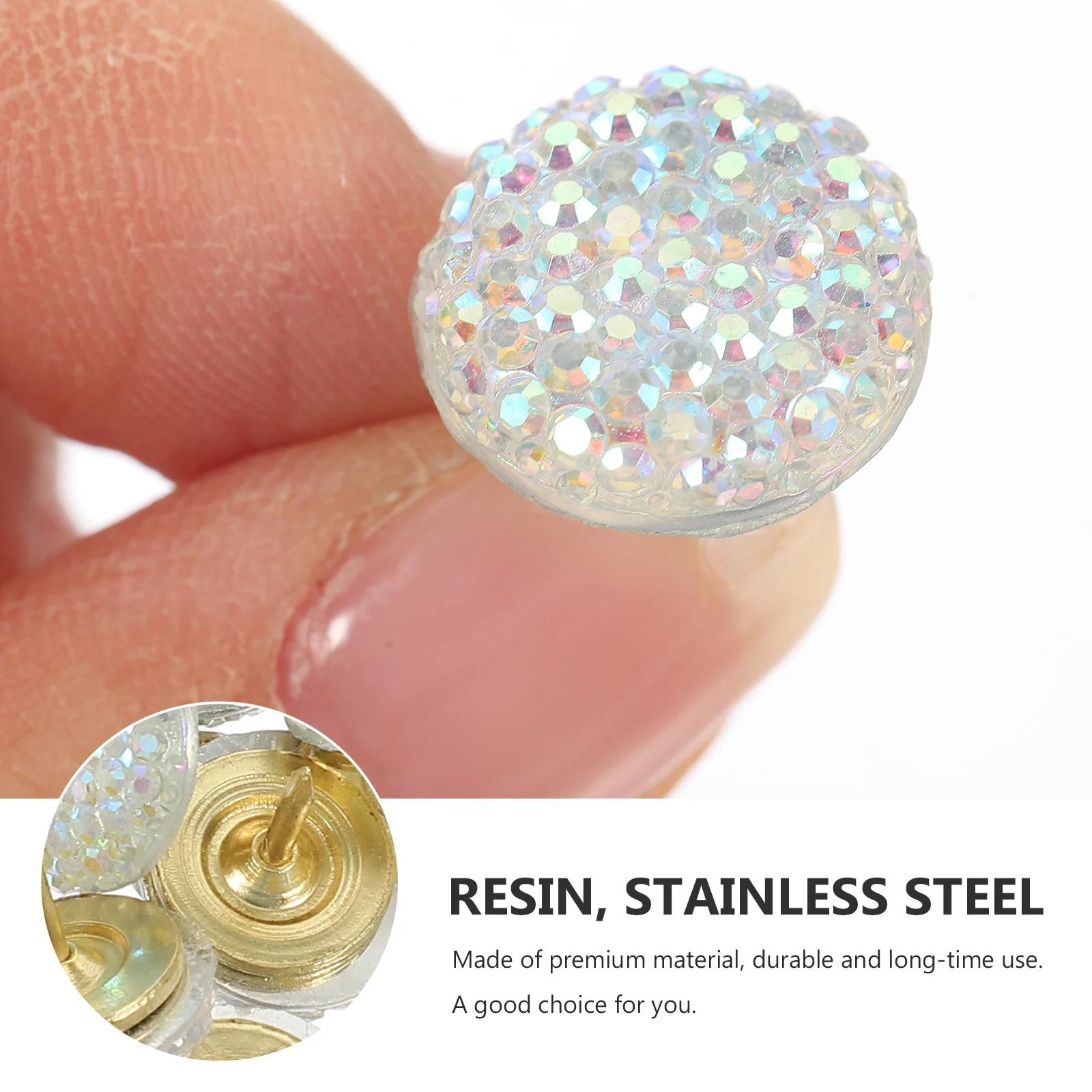 

15Pcs Exquisite Pushpins Premium Thumb Tacks Multi-Function Compact Map Accessories Daily Use Reusable Fixing