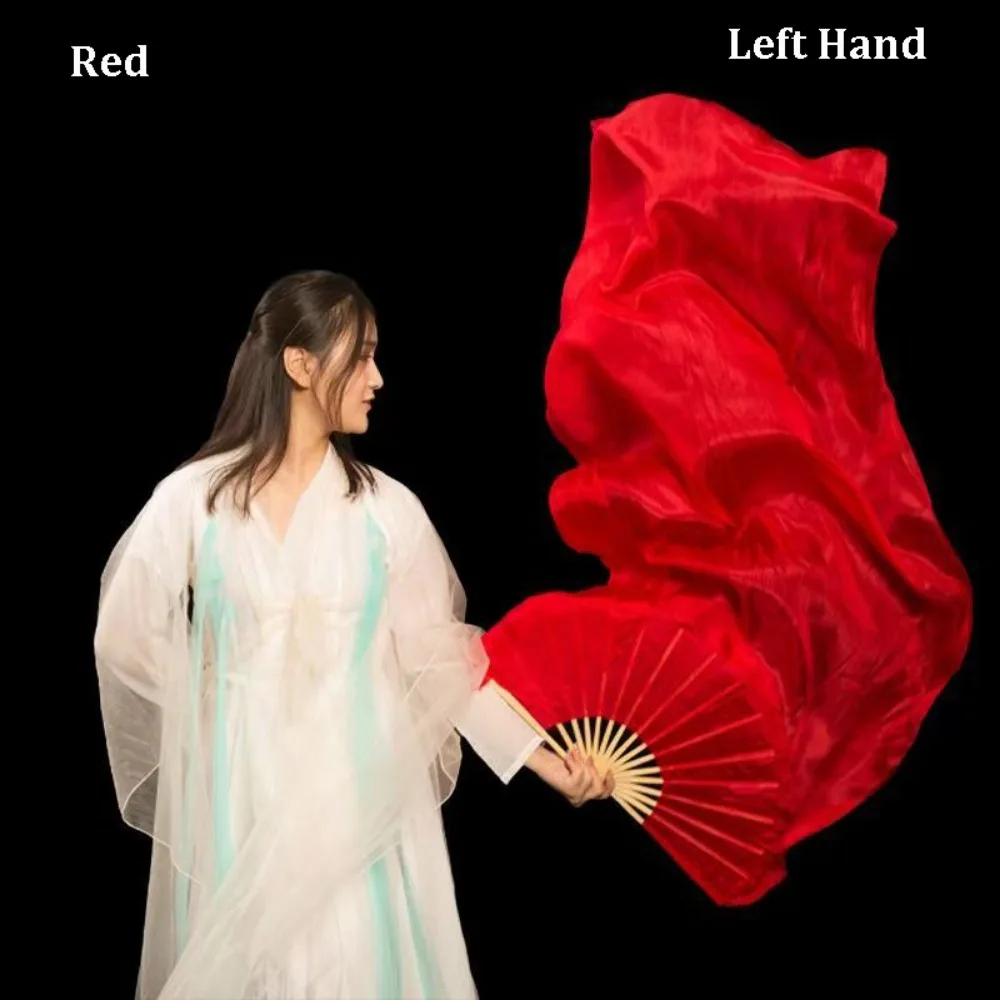 

Hot Sell Gradient Color Belly Dancing Fan Multicolors 120cm Long Imitation Fan Practice Dancer Tool Dance Accessories