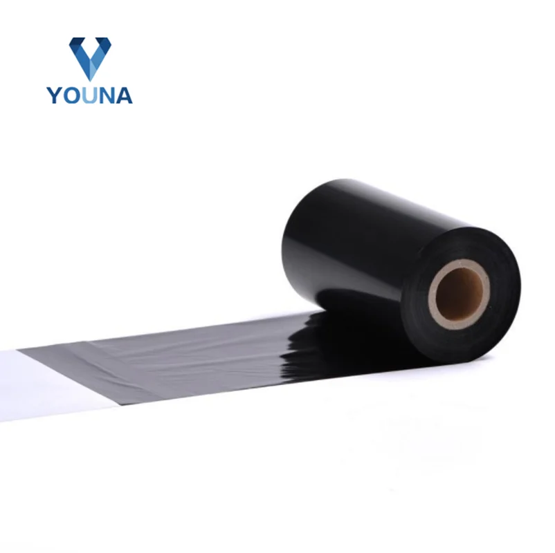 

2pcs 110mm*300m Wax Resin Based Coding Stamp Foil TTR Out Carbon Thermal Transfer Washed Ribbon For Bard Code Label Printing