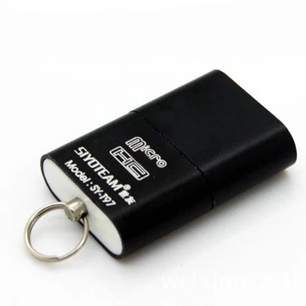 Practical USB 2.0 Lightweight Accessories Computer Card Reader For TF High Speed Portable Plug And Play Metal Anti-lost MICRO SD