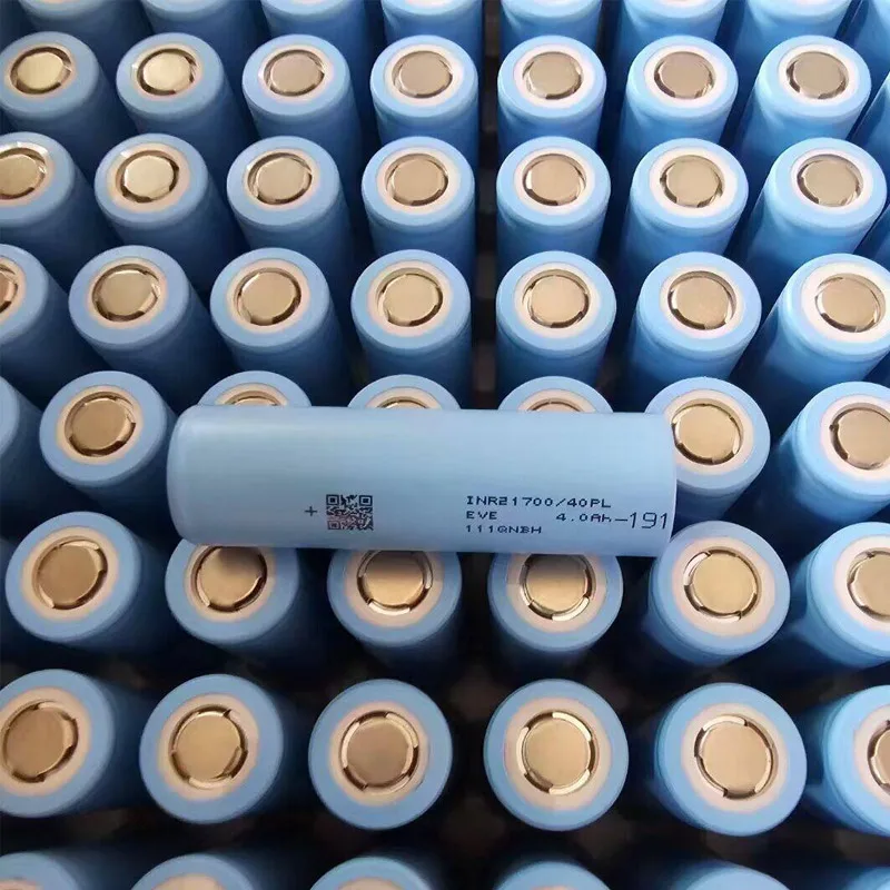 New EVE 40PL INR 21700 Battery 4000mAh High-power Lithium Ion Battery 70A 3.6V Lower Impedance 21700 Battery For Electric Tool