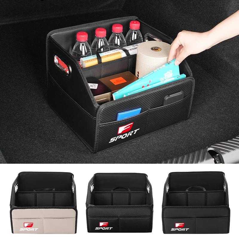 

For Lexus Fsport RX LS IS NX CT LX UX LC RC LM GS GX SC Car Trunk Organizer Box Tailbox Stowing Tidying Storage Bag Foldable