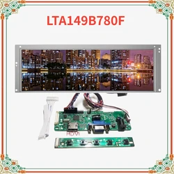 14.9inch LTA149B780F 1280X390 LCD Screen with H DMI DVI VGA LCD Board for Arcade LCD Marquee/ Pinball DMD/Car Display