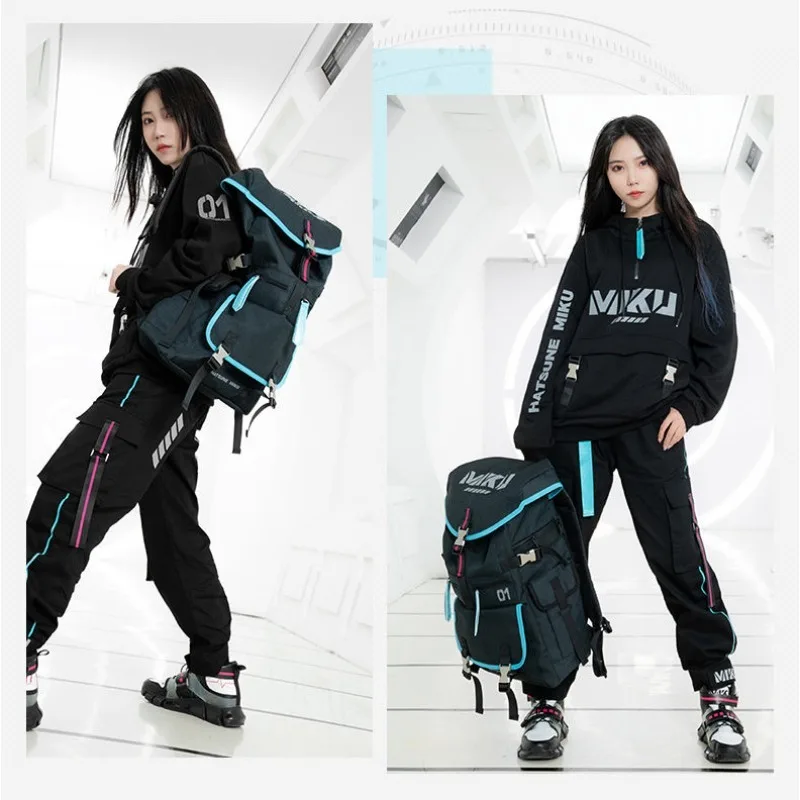 

Hatsune Miku Anime Backpack - Unisex Laptop School Bag with Cosplay Design, Travel Rucksack for Students & Fashion Daily Use
