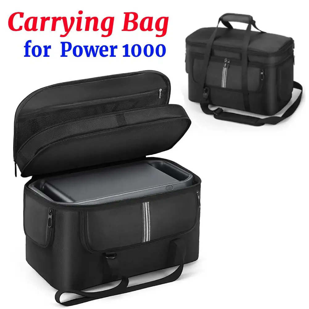 

Carrying Case for DJI Power 1000 Portable Power Station Storage Case Travel Storage Bag Dustproof with Shoulder Strap & Handle
