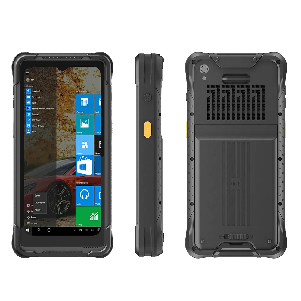 RUGLINE All In One Windows PDA 6.5 Inch Touch Screen Bluetooth Wifi 4G Barcode Scanner Intel N5100 IP67 Waterproof Rugged Tablet