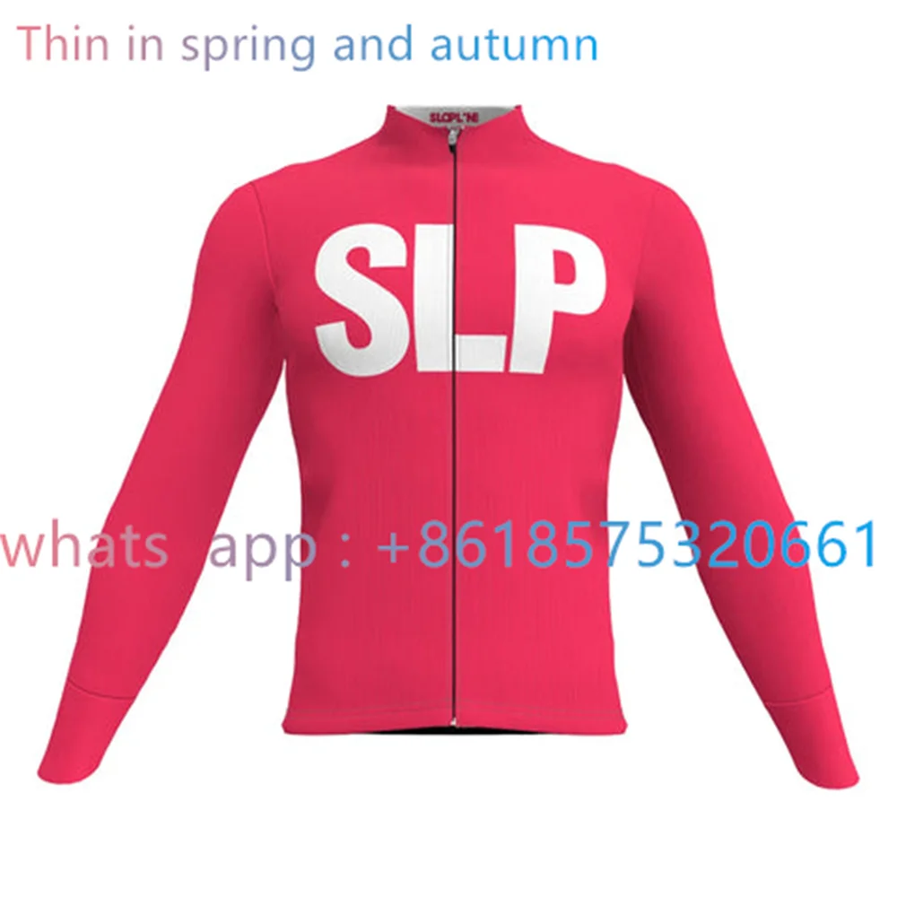 Slopline B.simo Spring Autumn Cycling Thin Long Sleeves Men Bicycle Pro Team Jersey Ropa Ciclismo Road Bike Breathable Clothing