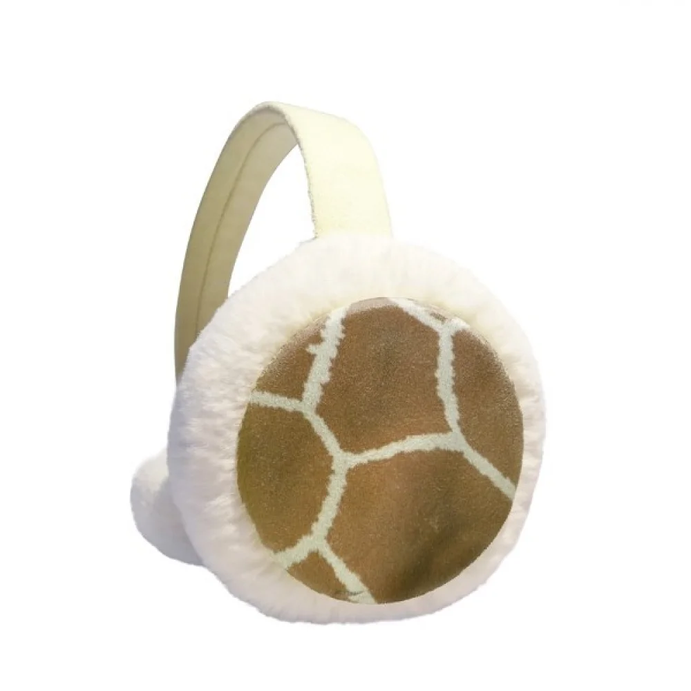 

Giraffe Feather Design Winter Ear Warmer Cable Knit Furry Fleece Earmuff Outdoor