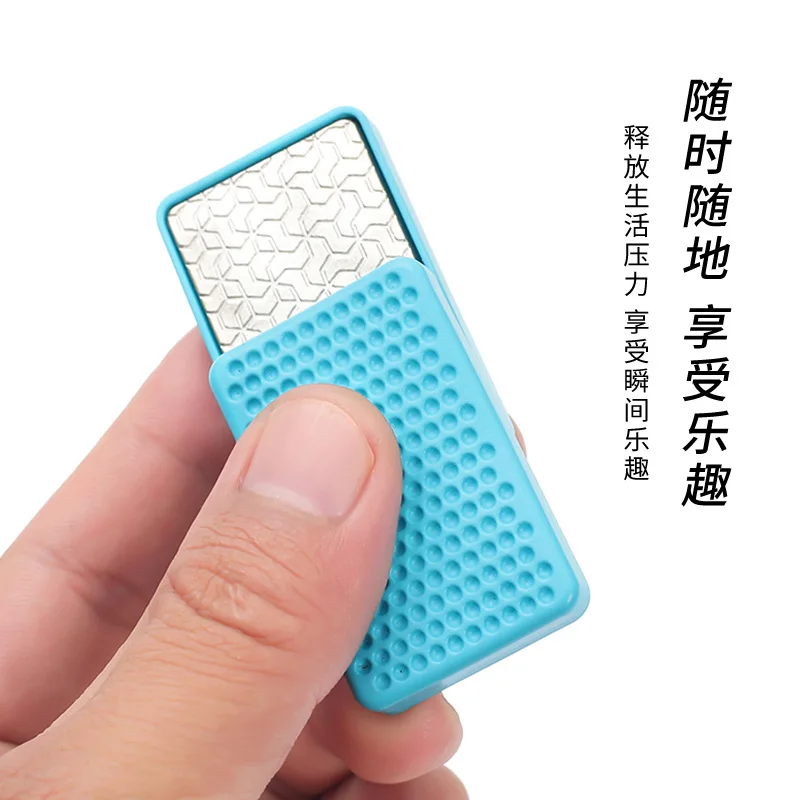 1PC Fidget Toy Fidget Spinner Fidget Toy Unlimited Motion Slide Alloy Anti Pressure Feeling Toy ADHD