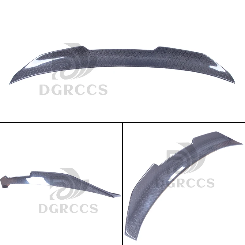 For AUDI A6 C7 Sedan PSM Style Carbon Fiber Rear Spoiler Trunk Wing 2012-2015 Carbon fiber (NOT S6)