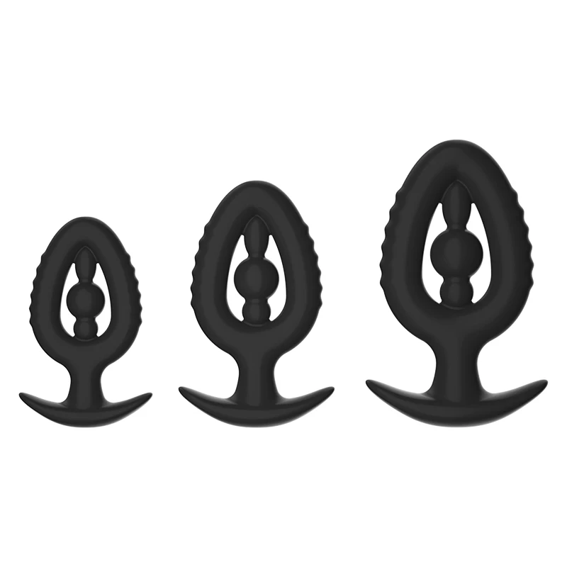 1Pcs,Hollow Anal Plug Wearable Base,Novice Player To Senior Player 3 size,Butt G-point Massage,Sex Toys For Men Women Anus Beads