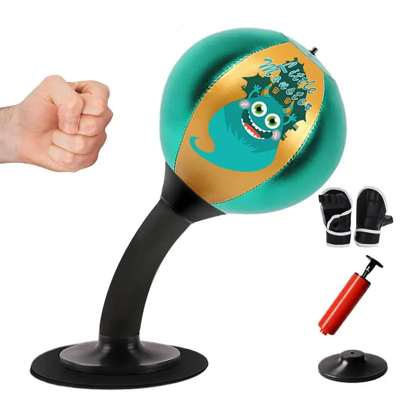 Desktop Punching Bag Stress Buster with Suction Cup Desk Punch Ball Heavy Duty Stress Relief Tool for Office Stress Reduce Tool