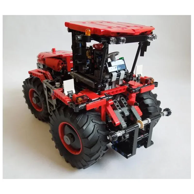 MOC-32043RC Agricultural Tractor Compatible with 42054 Assembly Splicing Building Block ModelKids Birthday BuildingBlocksToyGift