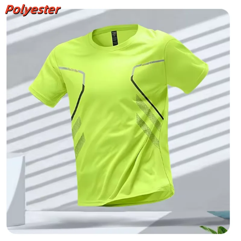 

3D Printed Simple Stripe T-Shirt For Men Sports Uniform Pattern Tees Summer Casual Loose Round Neck Tops Short Sleeve T Shirts