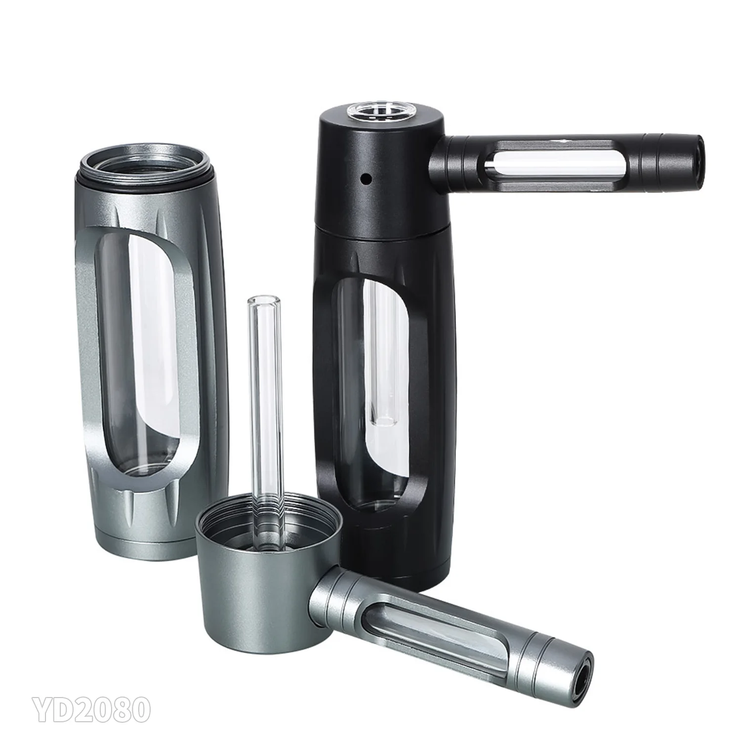 Pipa de agua de Metal para fumar tabaco, Mini pipa de agua portátil, Shisha, regalo de salud, nuevo