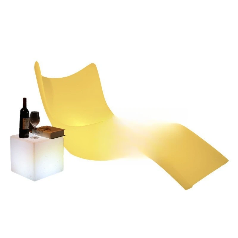 

Outdoor luminous beach loungers, hotel resort beaches, hot spring resting sofas