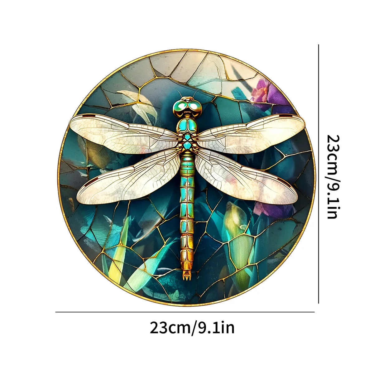 1pc 3d Dragonfly Window Glass Sticker Static Electricity Anti-Bird Strike Home Decoration Crack Art Home Decoration