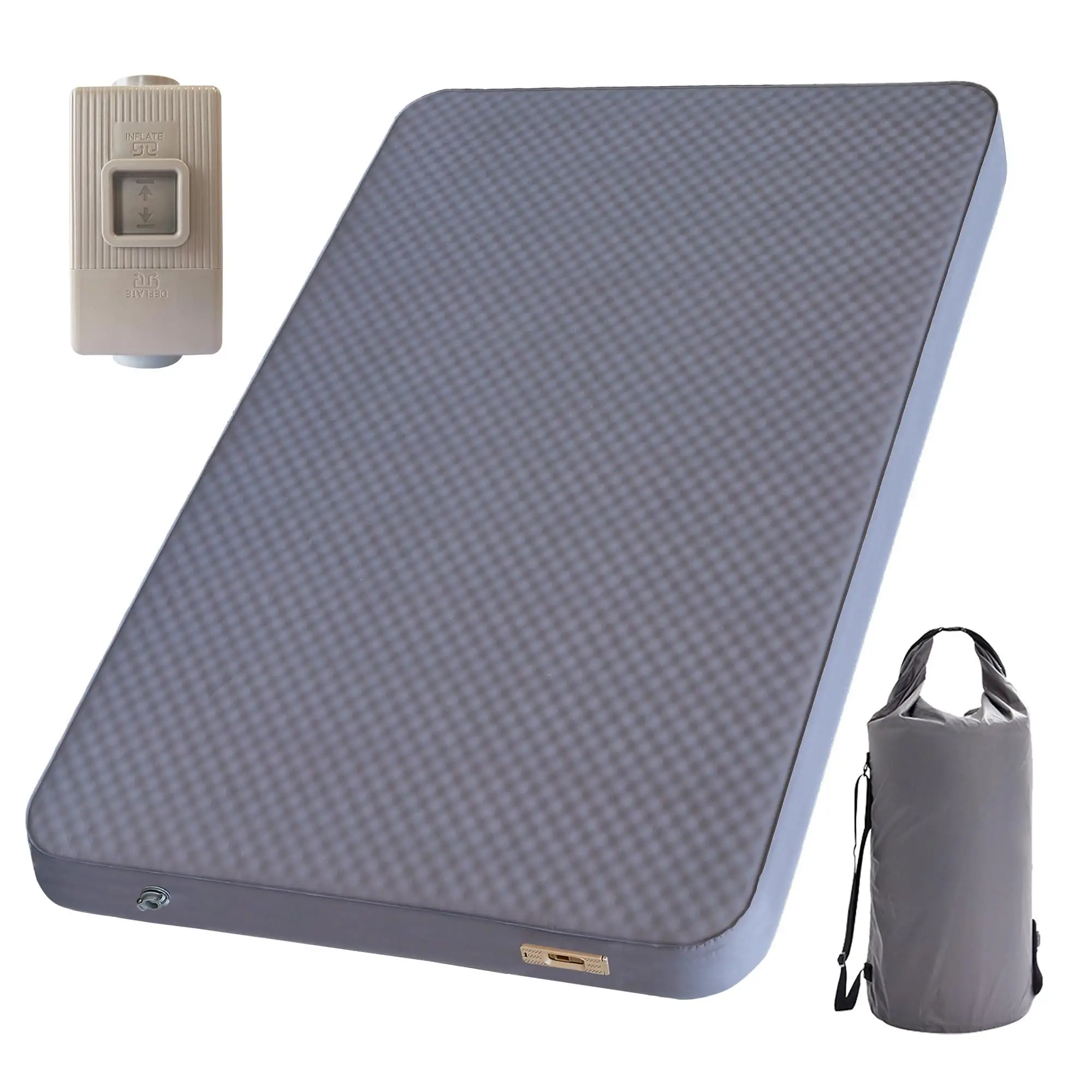 Low Price Modern Self-inflating Air Sleeping Pad with Electric Pump Fast Inflation/Deflation Waterproof for Hotel & Park Camping