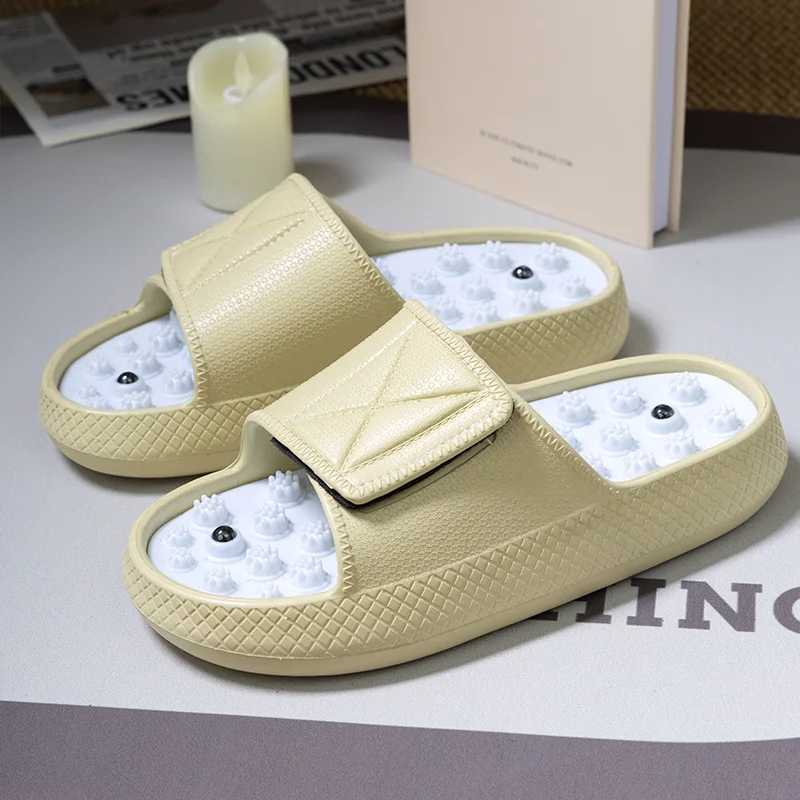 Men's New Acupressure Massage Slippers for Men Acupoint Massage Casual Homewear Outdoor Beach Shoes for Women