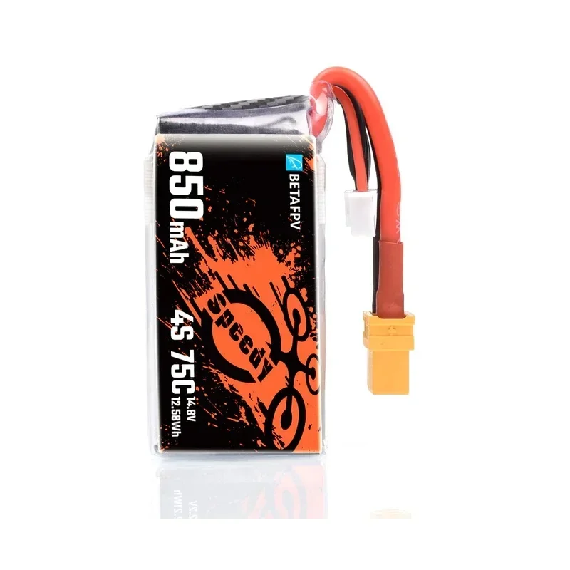 （2pcs/pack）BETAFPV 850mAh 3S/4S 75C Lipo Battery