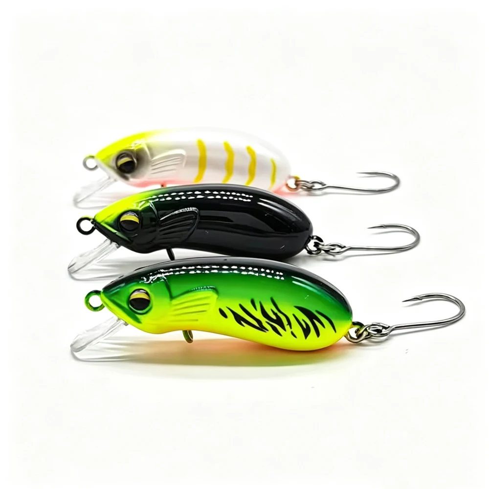 CC35 CC40 Micromatter untergetauchter sinkender Minnow-Angelköder, 4,3 g, 45 mm, geringer Schwerpunkt, leises System, künstlicher gefälschter Köder