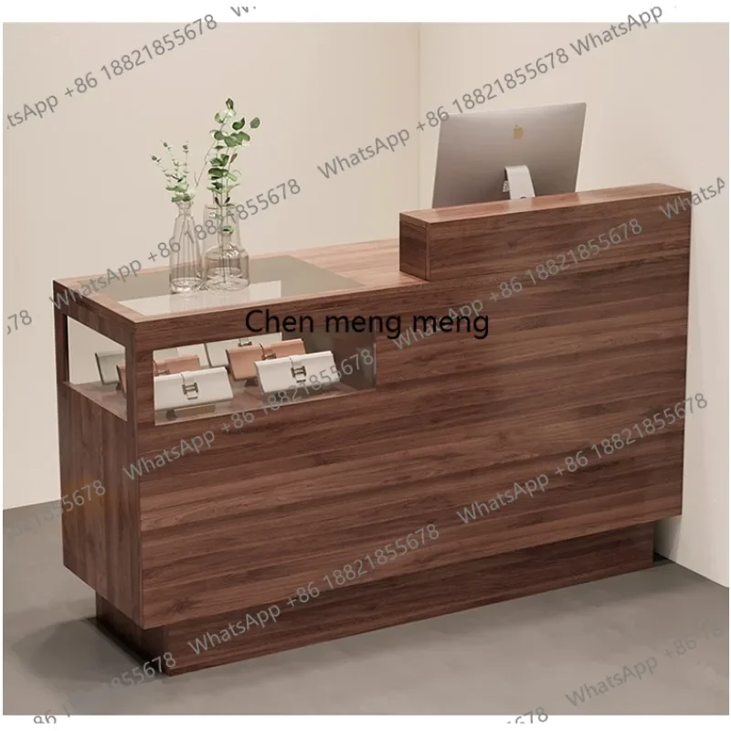 X Elegant Luxury Unique Reception Desk Design Simple Modern Bar Counter Decor Nordic Escritorios De Oficina Office Furniture