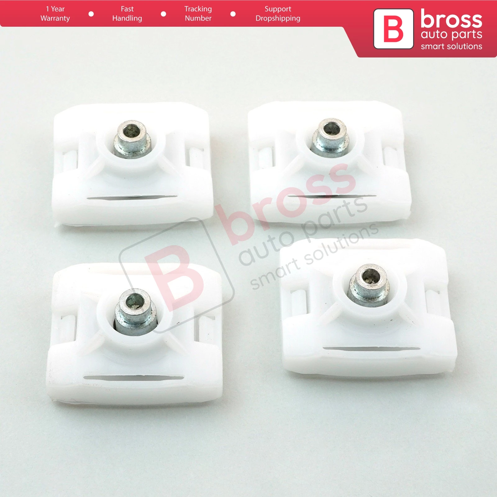 Bross автозапчасти BWR1183 4 шт. стеклоподъемник ремонт рельсы пластиковые все двери для Mercedes:A 1267200042 Быстрая доставка