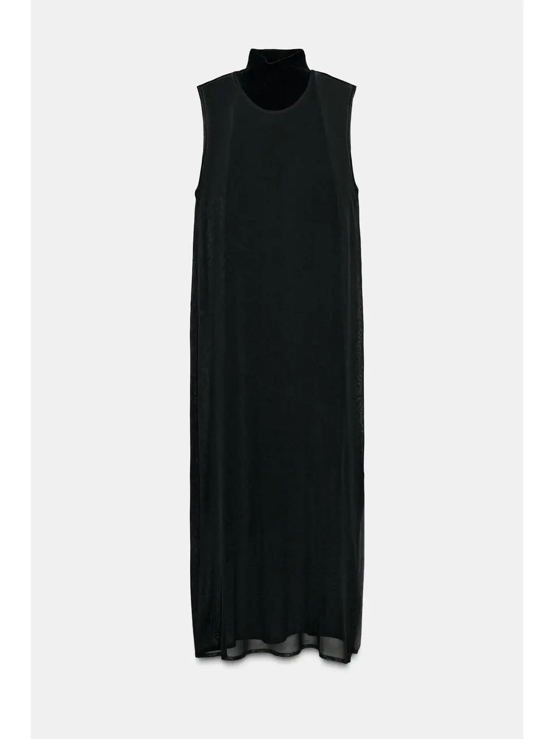 Tapete Sle Casual Faionable Dupla Camada Svel Stand Collar Dr Soft High Elastici Outono Temporada Senhoras Dr