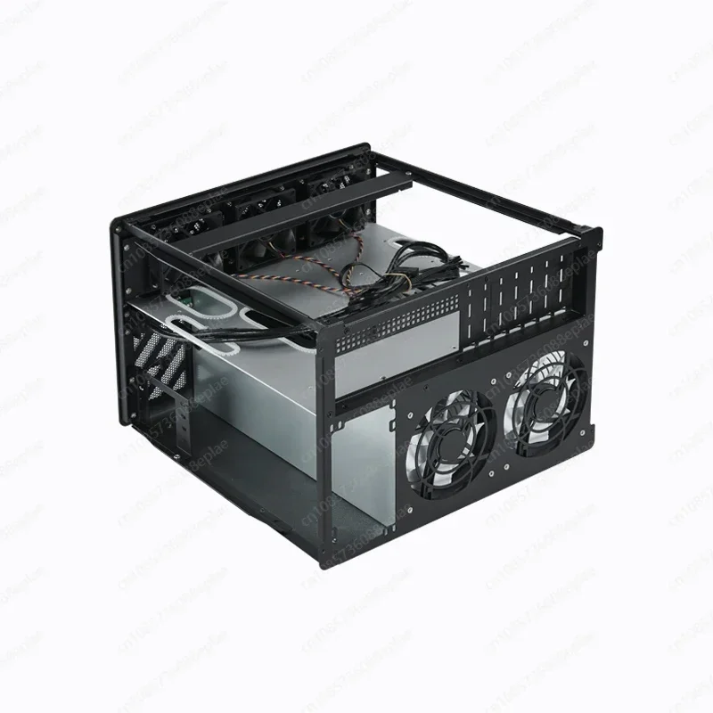

8-Drive Nas chassis with half-height slot, supports ATX main board hot-swappable storage servers