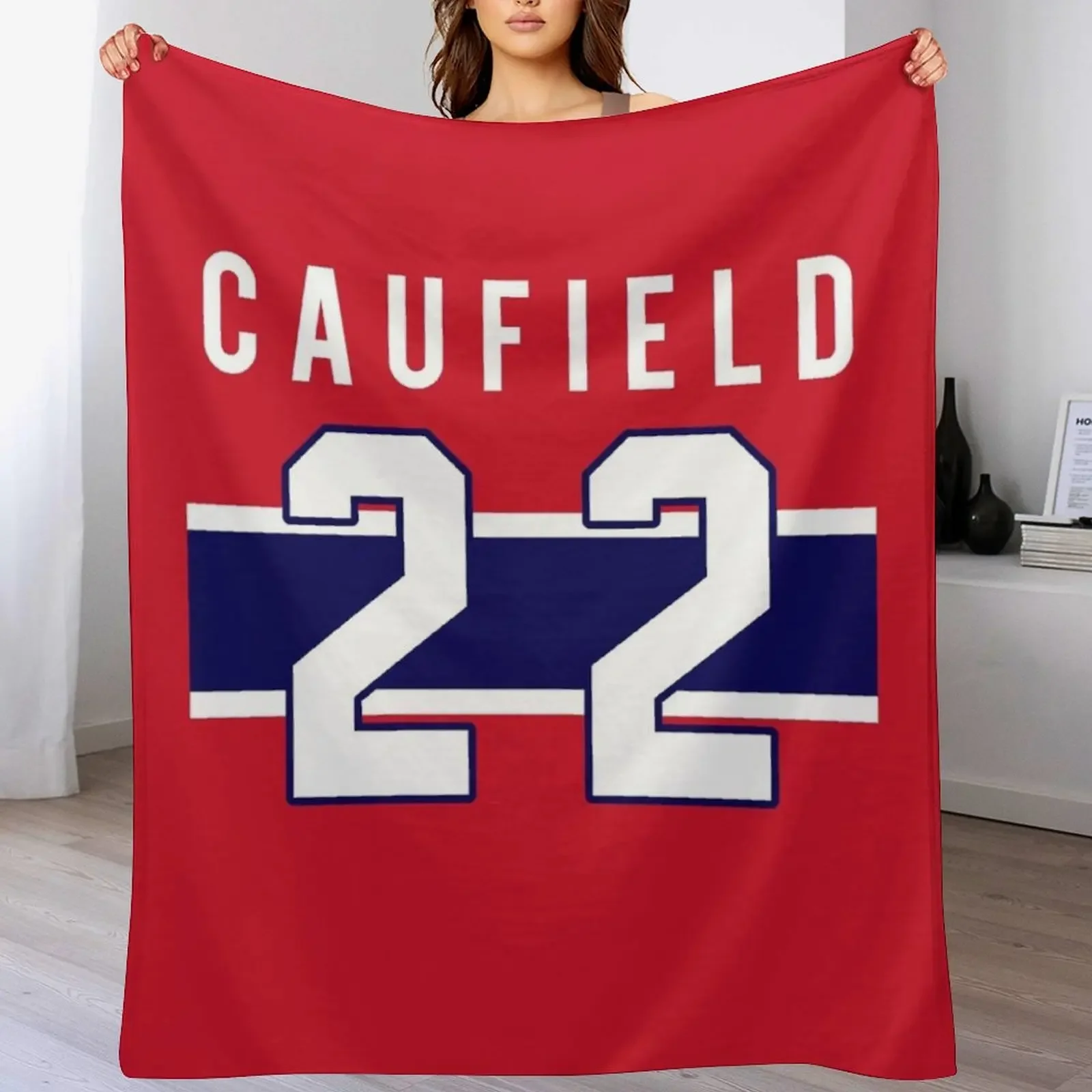 

Caufield Jersey Throw Blanket Soft Cozy Blanket for Pet Kids Adults