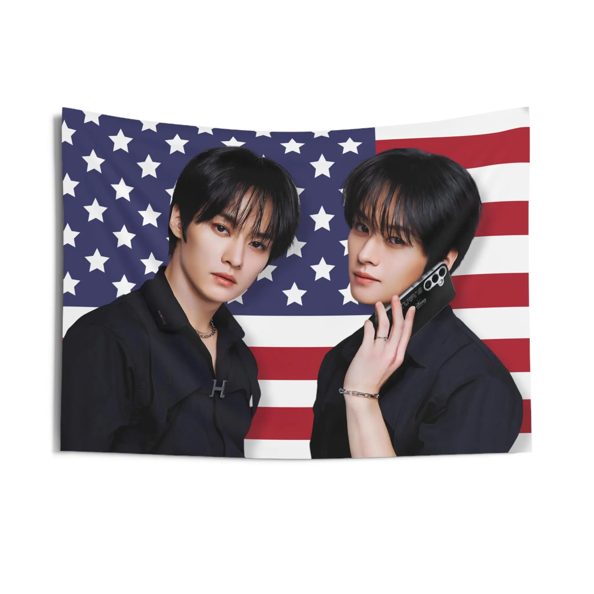 

1 шт. Skz Lee Know, американский флаг, гобелен, периферийные подарки для фотографий, креативные подарки на день рождения и аксессуары для концертов