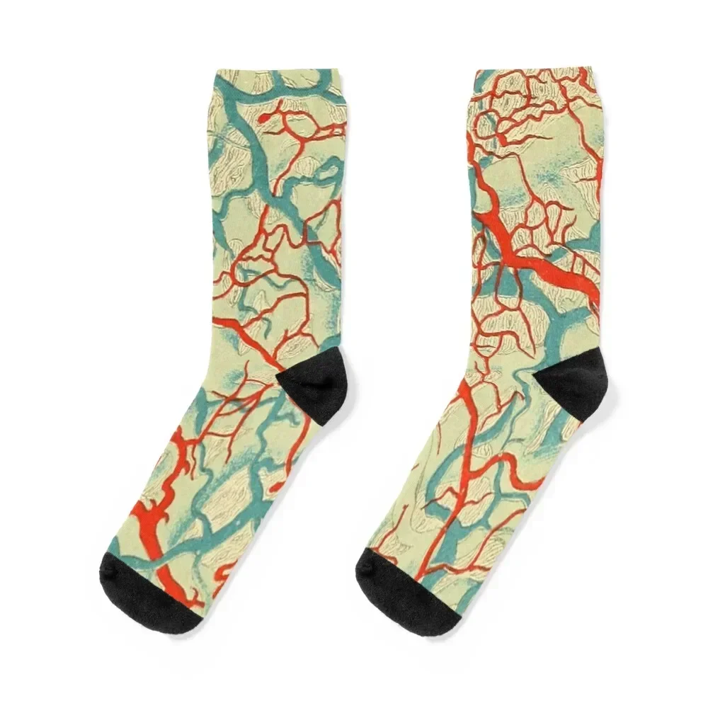 

In My Veins Socks sports and leisure halloween cartoon Toe sports Men's Socks Luxury Women's