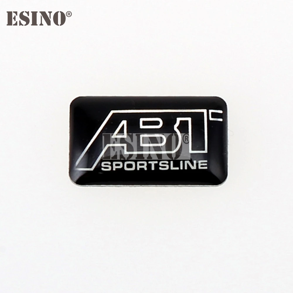 2 x Car Styling 3D Decorative Glue Decals Badges Adhesive Stickers Emblems Custom Motor Accessories for ABT Sports line