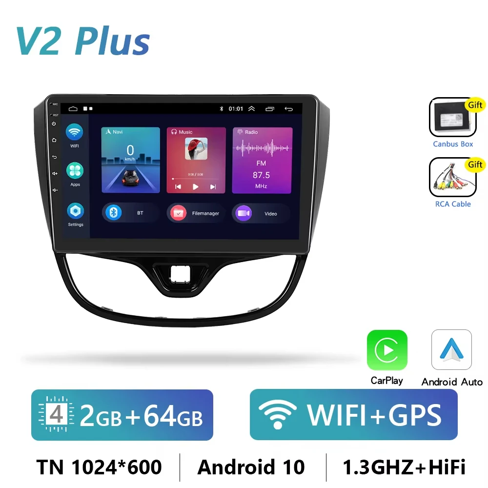 4G Carplay Android Radio Auto Multimedia Speler Voor Opel Karl Vinfast Fadil 2017-2020 Head Unit Gps Stereo Intelligente Autoradio