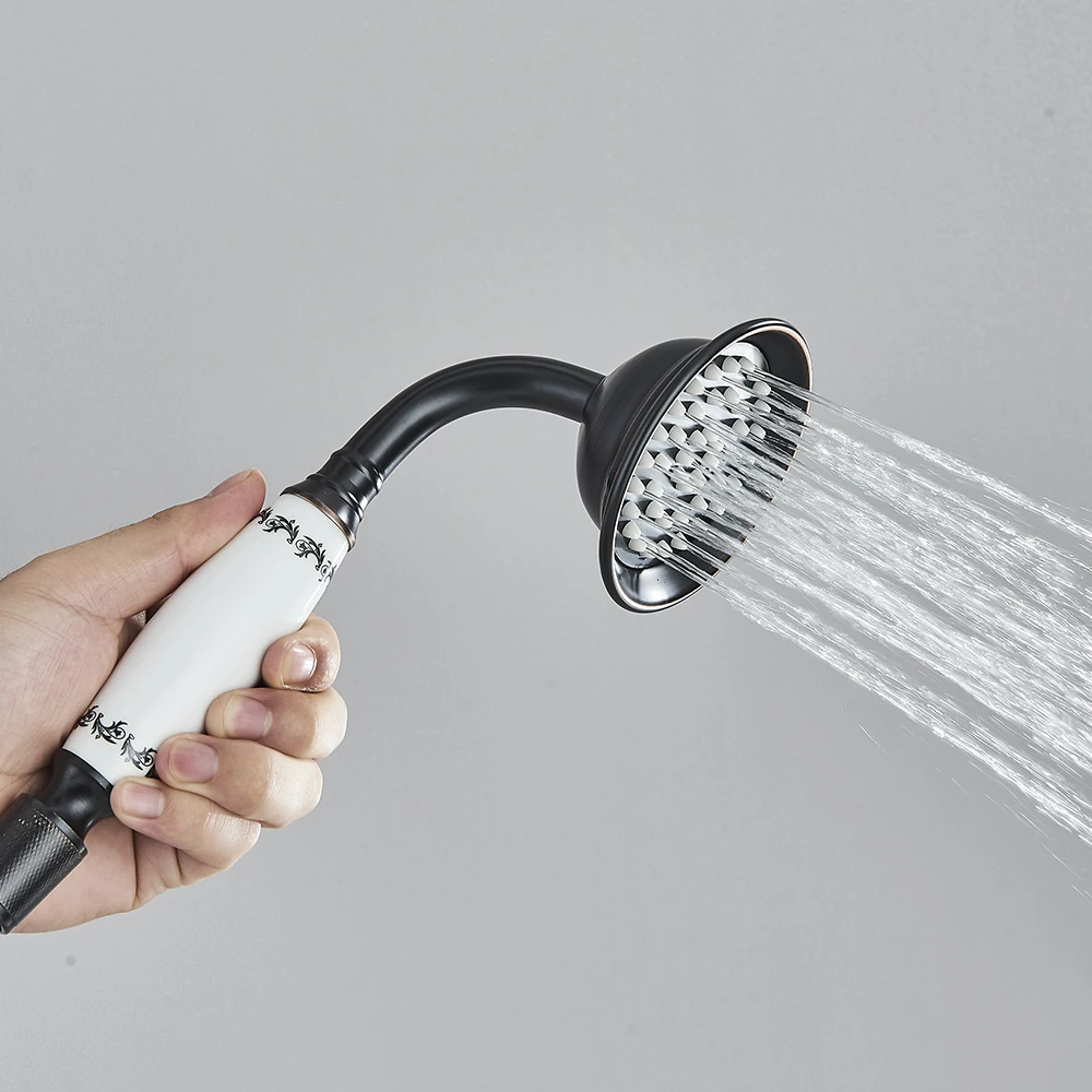 خمر الحمام دش رئيس السيراميك النحاس الحائط حمام صنبور البخاخ الأجهزة ملحق دش يدوي