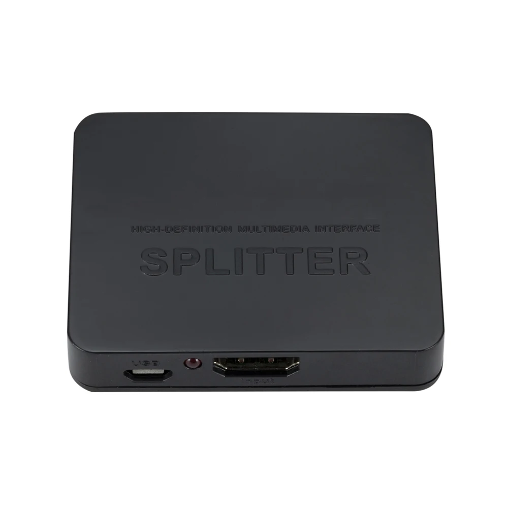 1 in 2 out HD 4K HDMI-Compatible Splitter 1x2 Audio Video Splitter Power Signal Amplifier For PS3 Xbox HDTV DVD