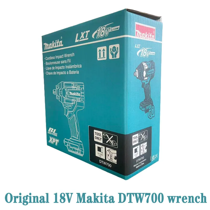 

Genuine 18V electric tool Japanese Makita impact wrench DTW700 brushless 1000N.m high torque 1/2 auto repair air cannon