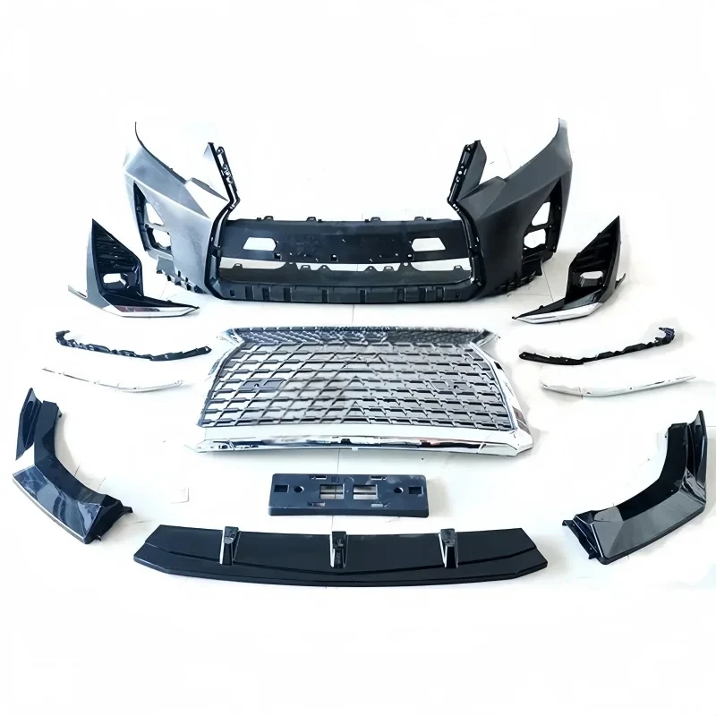 

Suitable 2018 Model Prado, Which Has Been Modified Into a GX Front Bumper Kit.including Grille