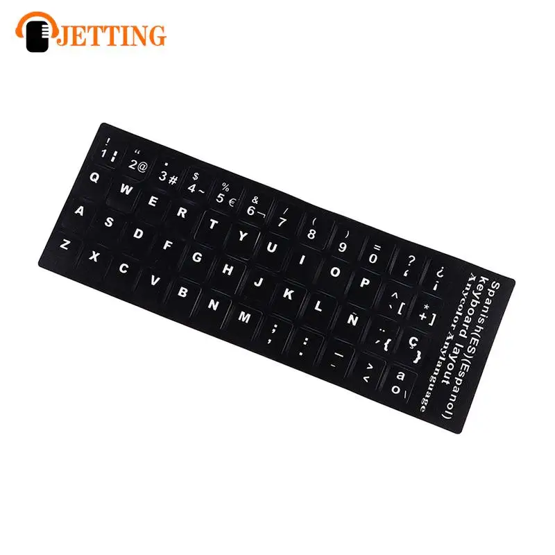 1PC 18x6.5cm Hebrew Russian Portuguese Spanish Sweden Keyboard Layout Stickers Laptop Desktop Computer Keyboard Protective Film