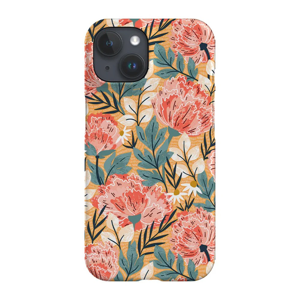 Luxury Bags Yellow - Clmj Custodia per telefono Peonie gialle